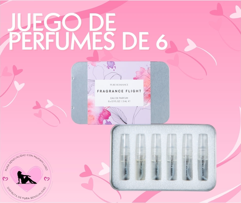 FRAGRANCE FLIGHT
JUEGO DE DESCUBRIMIENTO DE PERFUMES