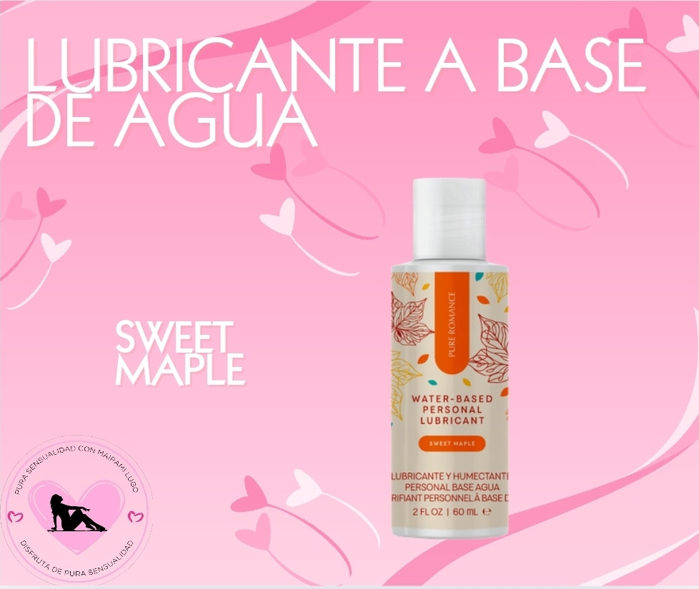 LUBRICANTE A BASE DE AGUA (SWEET MAPLE)