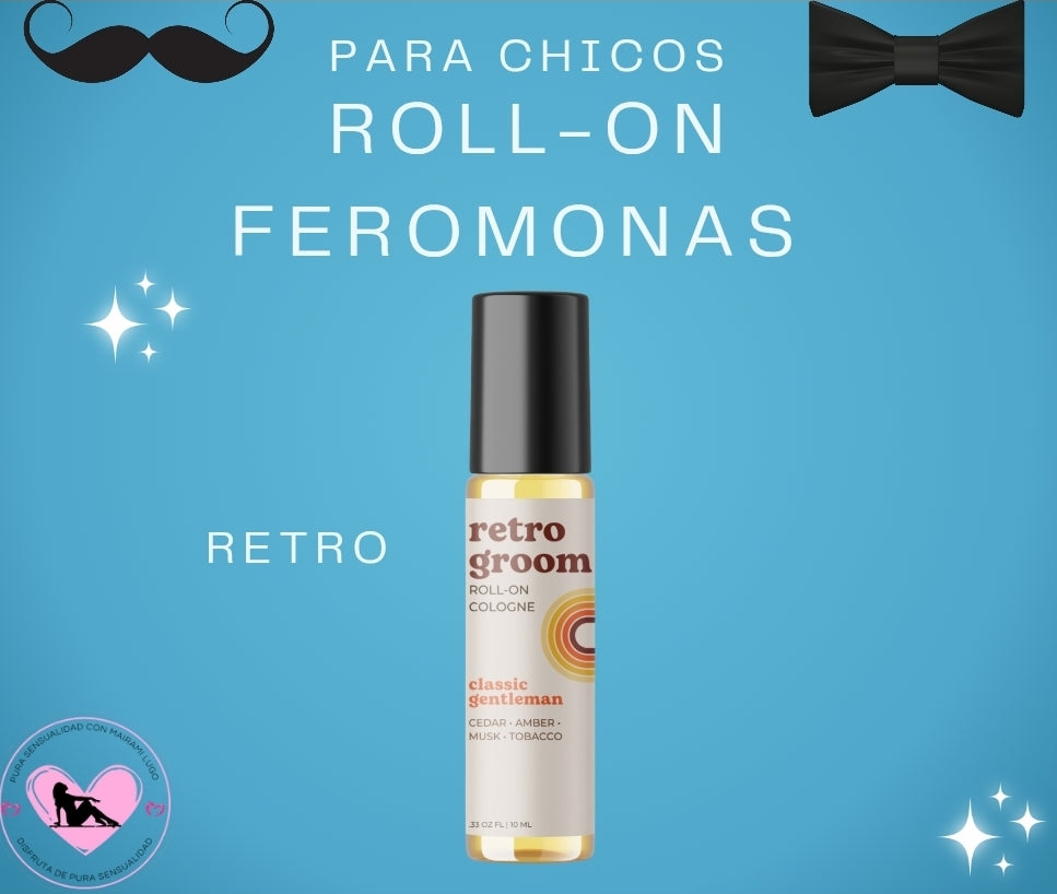 FRAGANCIA CON FEROMONAS- ROLL-ON-RETRO