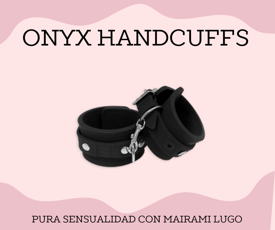 ONYX HANDCUFFS
PUÑOS DE SILICONA CON CIERRE DESMONTABLE