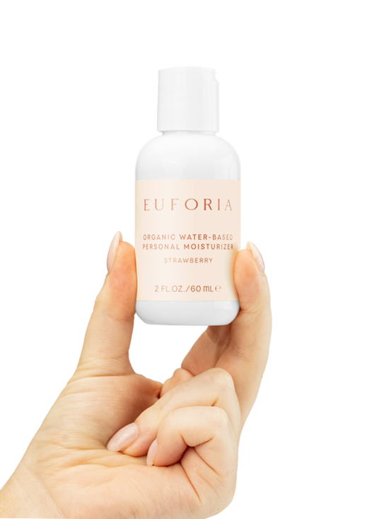 EUFORIA-HIDRATANTE PERSONAL ORGÁNICO A BASE DE AGUA
INFUNDIDO CON UN TOQUE DE SABOR A FRESA.