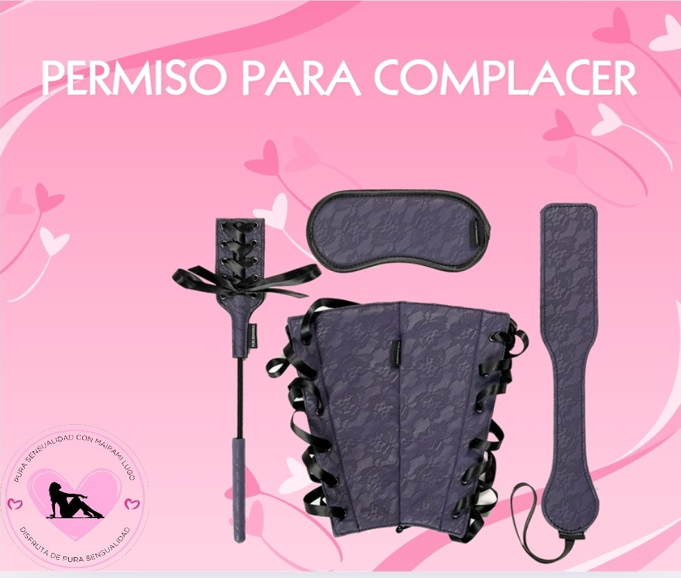 PERMISO PARA COMPLACER
CONJUNTO DE BONDAGE DE LUJO