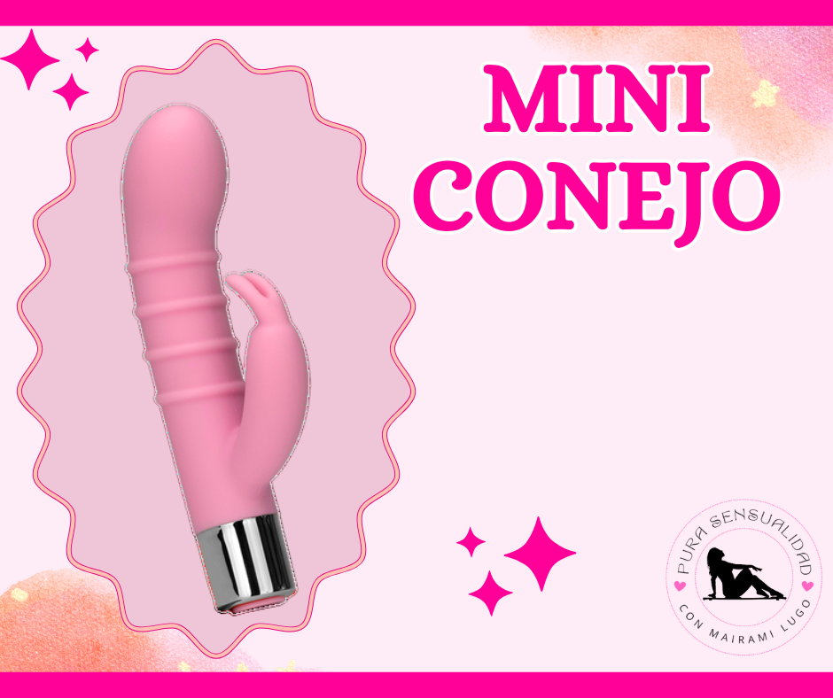 MUNI VIBRADOR DE CONEJO VIBRADOR CON ESTIMULADOR DE CLÍTORIS
