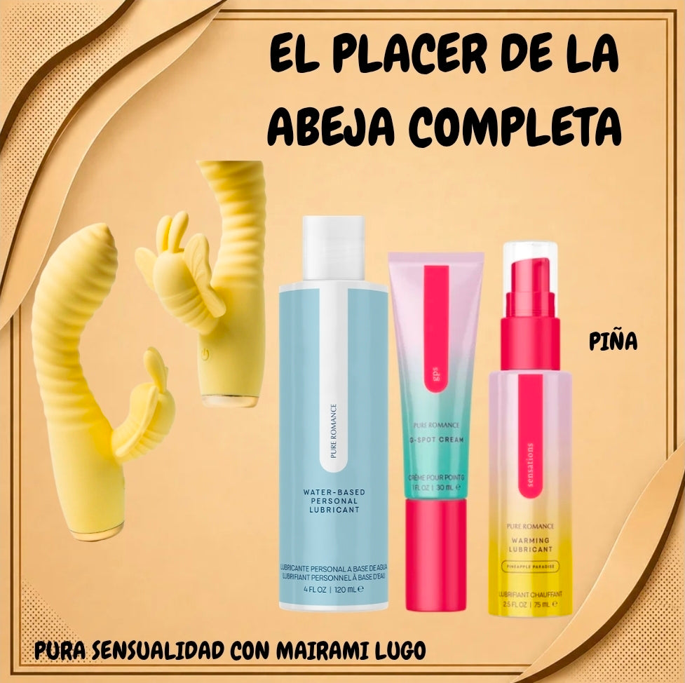 EL PLACER DE LA ABEJA COMPLETA Y CALIENTE