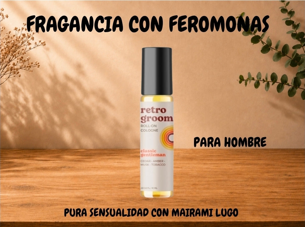 FRAGANCIA CON FEROMONAS- ROLL-ON-RETRO