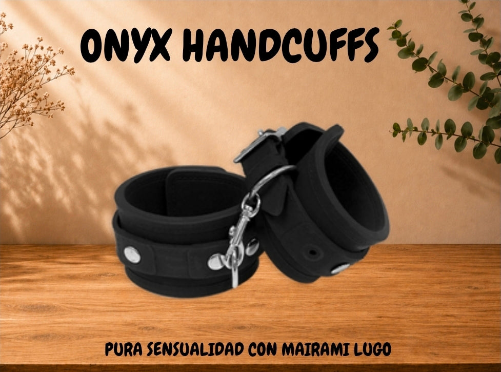 ONYX HANDCUFFS
PUÑOS DE SILICONA CON CIERRE DESMONTABLE