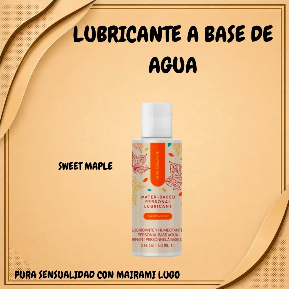 LUBRICANTE A BASE DE AGUA (SWEET MAPLE)