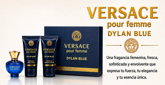 MINI SET VERSACE DYLAN BLUE ORIGINAL PARA MUJER