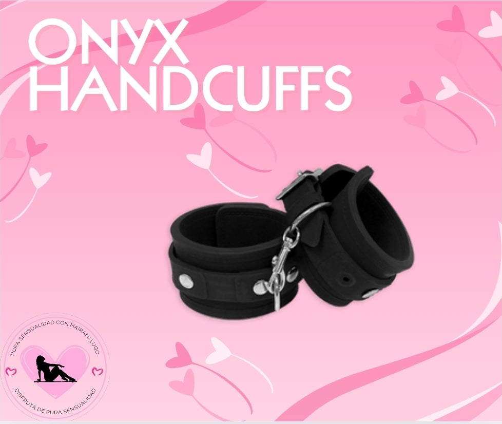 ONYX HANDCUFFS
PUÑOS DE SILICONA CON CIERRE DESMONTABLE