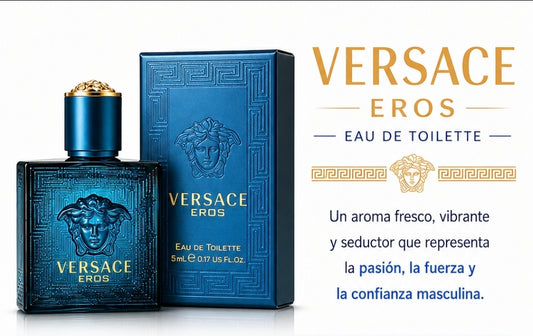 MINI VERSACE EROS ORIGINAL PARA HOMBRE (5ML)