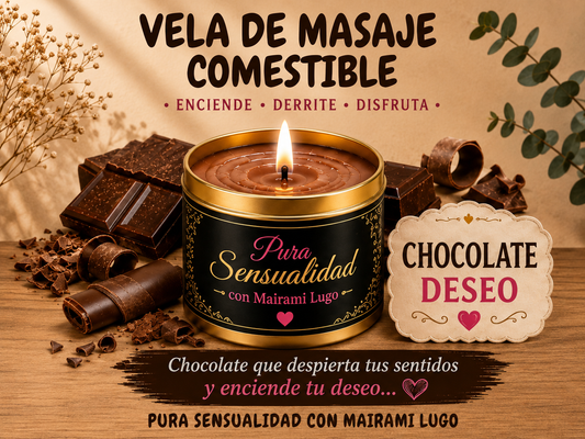 VALA DE MASAJE COMESTIBLE CHOCOLATE (4 OZ)
