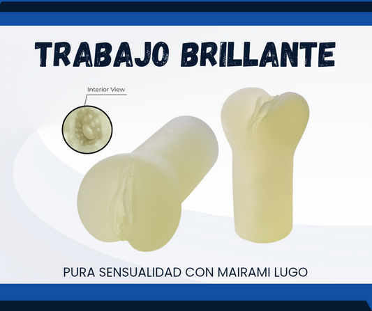TRABAJO BRILLANTE 
MASTURBADOR QUE BRILLA EN LA OSCURIDAD