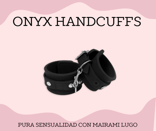 ONYX HANDCUFFS
PUÑOS DE SILICONA CON CIERRE DESMONTABLE