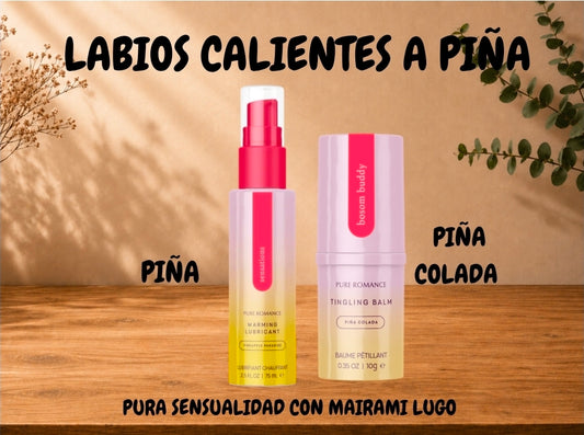 LABIOS CALIENTES A PIÑA
