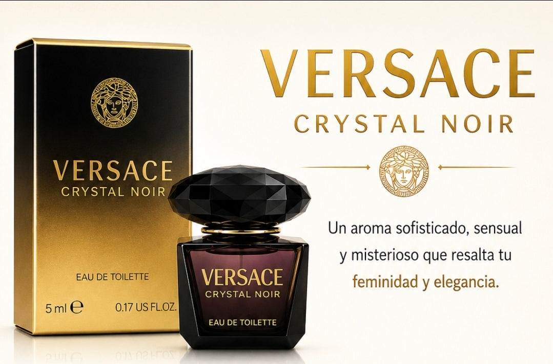 MINI VERSACE CRYSTAL NOIR ORIGINAL PARA MUJER (5ML)