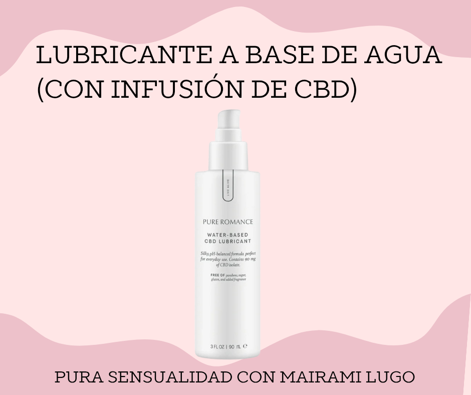 LUBRICANTE A BASE DE AGUA CON INFUSIÓN DE CBD